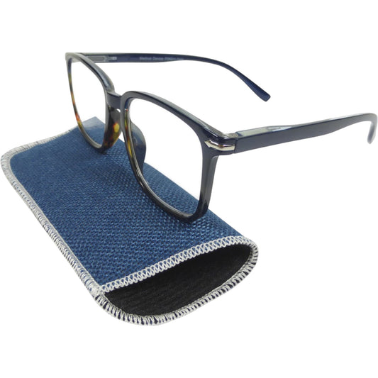 ZichtPlus™ ALEX – Donkerblauw/havanna