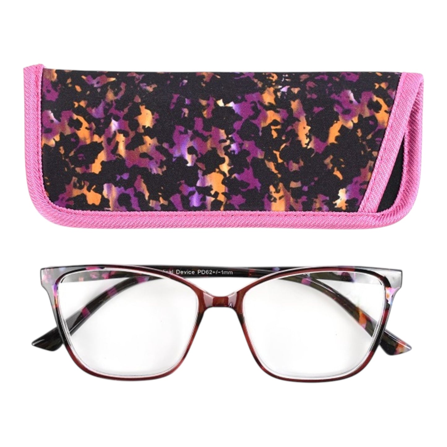ZichtPlus™ LILY – Rood, Roze Schildpad